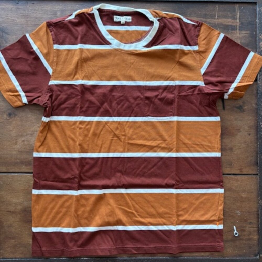 Far Afield Wide Stripe Shirt Size 4 XL